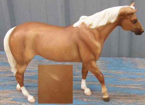 Breyer #1313 ELCR Palomino San Domingo Equestrian Land Conservation Resource Benefit Model 2008