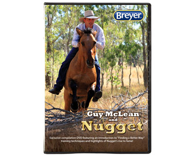 Breyer #1485 Guy McLean’s Nugget with DVD Buckskin Dun Stock Horse Stallion