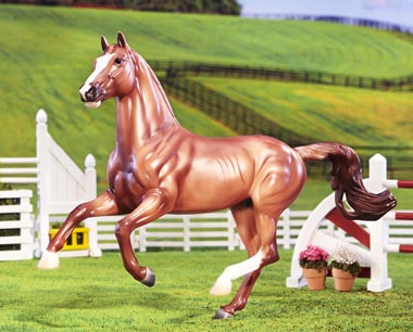 Breyer Horse #1722 Flexible World Cup Champion Show Jumper Chestnut Sport Horse