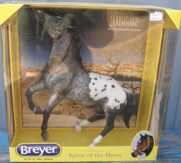 #301150 Dillon Roan Blanket Spotted Semi Rearing Mustang Special Run Tractor Supply 2013