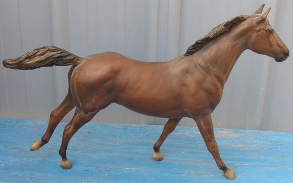 #410190 Liver Chestnut Phar Lap TB Race Horse SR Your Horse Source 1988