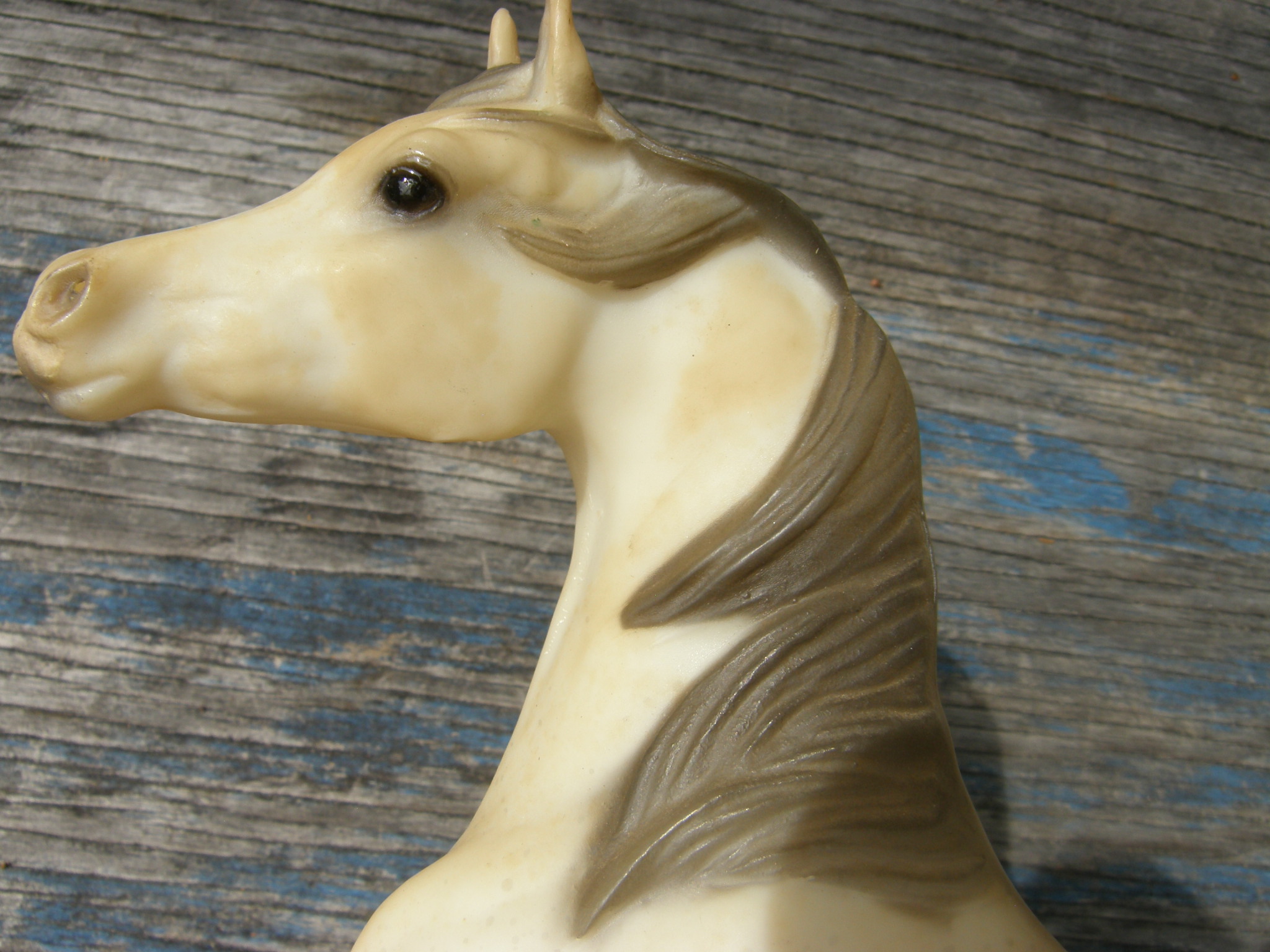 #411 Prancing Arabian Stallion Fleabitten Grey Sham Arab