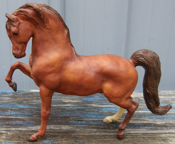 #430 Sherman Morgan Red Chestnut Prancing Morgan