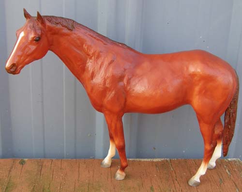 Breyer #497510 Glossy Secretariat Thoroughbred Race Horse TB Racehorse SR Sears 1990