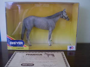 Breyer #700897 Phantom Vintage Dappled Grey TB Racehorse Whirlaway Race Horse SR JAH 1997