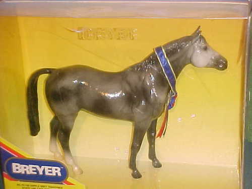 Breyer #701100 Millennium Mist SR SLT Glossy Grey Trakehner State Line Tack