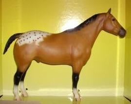 Breyer #701600 Marshall SR Buckskin Blanket App Appaloosa Performance Horse Mid States Special Run 2000
