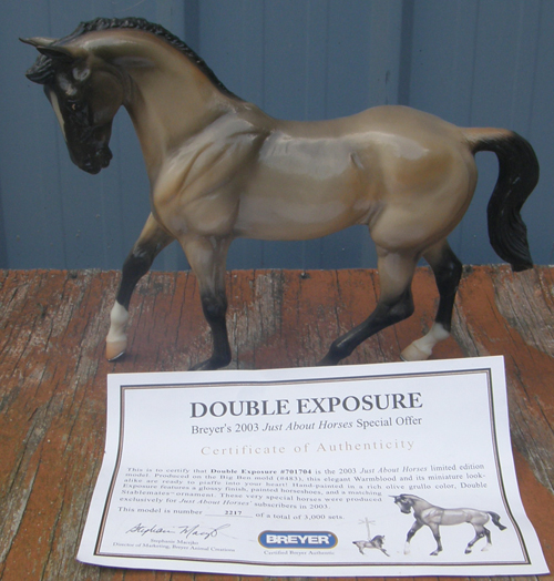 #701704 Double Exposure SR Glossy Grulla Big Ben Special Run JAH 2003