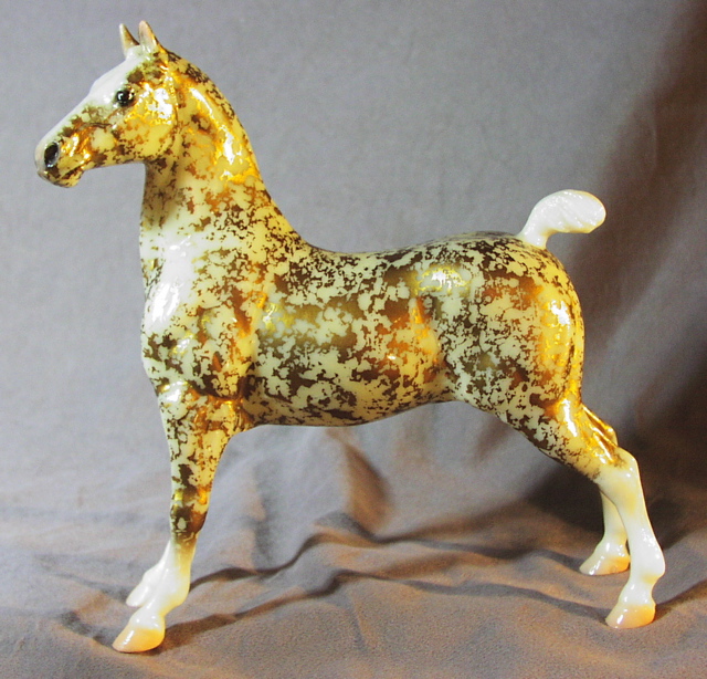 Breyer #703596 Giltedge Decorator Glossy Gold Florentine Aristocrat Hackney SR JAH Horsepower Set 1996