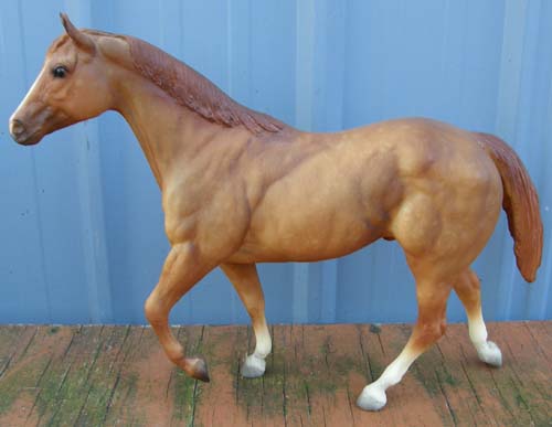 Breyer #710295 Race Horses of America Set SR JCP Penneys Dappled Chestnut Stock Horse Stallion SHS Special Run 1995