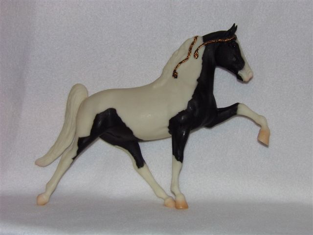 Breyer #711199 Black Pinto Tennessee Walking Horse TWH SR JCP Penneys Midnight Sun Special Run Three Pintos Collectors Set 1999