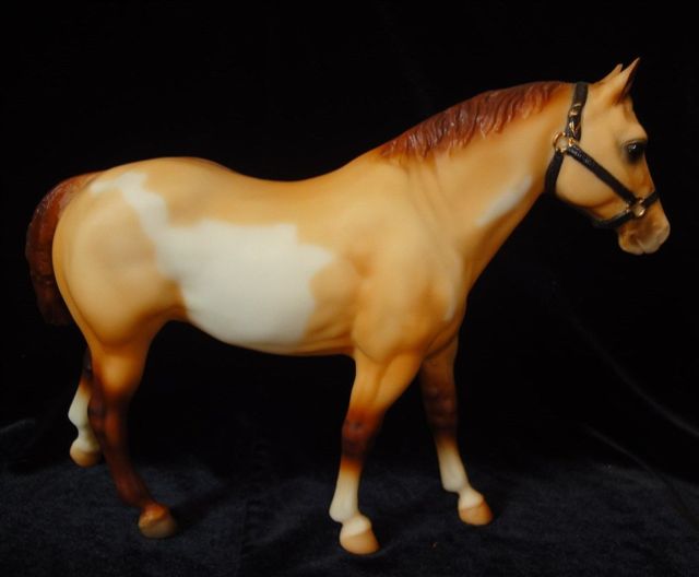 Breyer #711199 Dun Paint Quarter Horse Gelding Pinto QH Gelding SR JCP Penneys Three Pintos Collectors Set 1999