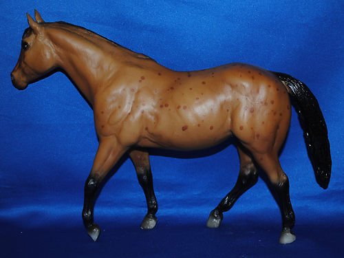 #712459 Breyer Traditional Collector’s Family Set SR JCP Penneys Bay Peppercorn Roan Appaloosa Stock Horse Mare App SHM