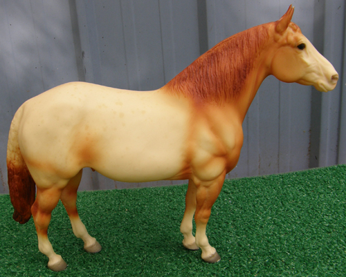 Breyer #712848 Semi Leopard Appaloosa Adios SR Western Horse Collectors Set JCP Penneys 1987