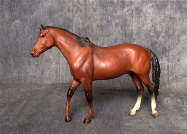 Breyer #712848 Bay San Domingo SR Western Horse Collectors Set JCP Penneys 1987