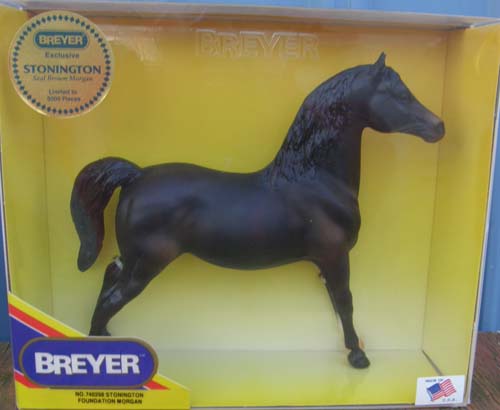 Breyer #740298 Stonington Seal Bay Stretch Morgan SR Mid States Special Run 1998