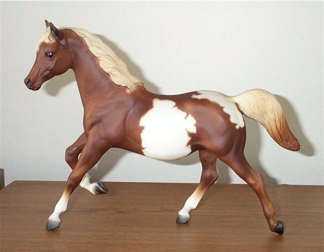Breyer #848 Liver Chestnut Pinto Running Mare Overo Paint