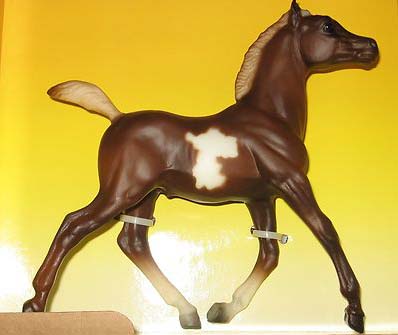 Breyer #849 Liver Chestnut Pinto Running Foal Overo Paint