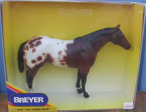 Breyer #859 Family Appaloosa Stallion Bay Blanket App Stud Spider