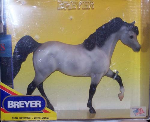 Breyer #899 Greystreak Action Arabian Arab Grey Black Stallion