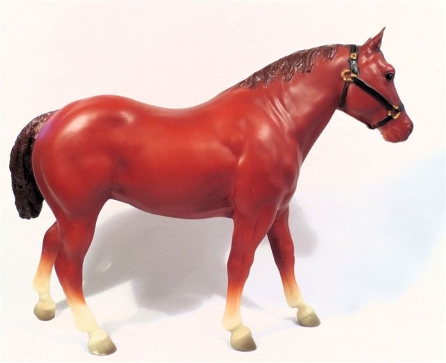 Breyer SR Chestnut Quarter Horse Gelding Chestnut QH Gelding Special Run Horses Internationa