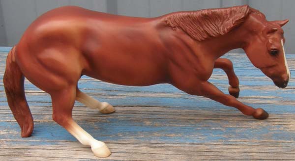 Breyer #1254 Smart Little Lena Chestnut Cutting Horse Commemorative Edition 2004 CE Classic AQHA NCHA