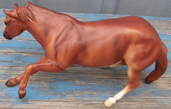 Breyer #1254 Smart Little Lena Chestnut Cutting Horse Commemorative Edition 2004 CE Classic AQHA NCHA