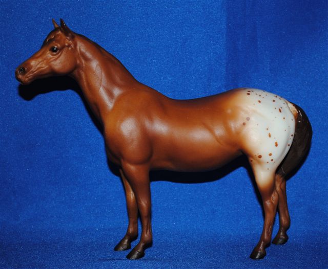 Breyer #21061 Classic Quarter Horse Mare Chestnut Blanket Appaloosa SR Sears Classic QH Family Mare CQHM