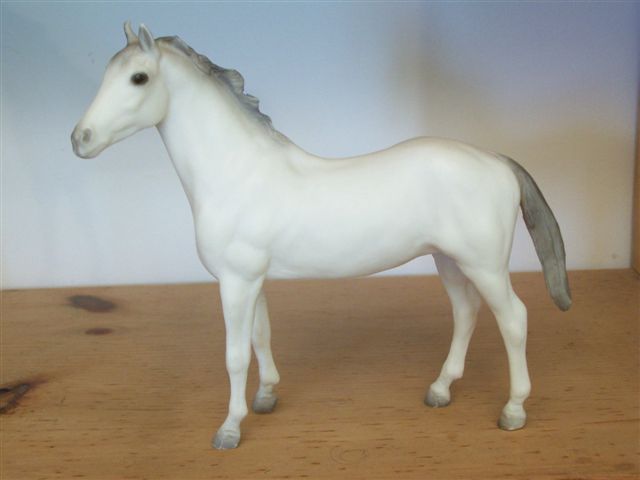 Breyer #3345 Marguerite Henry King of the Wind Set Lady Roxanna Alabaster Grey White Duchess Lady Roxana