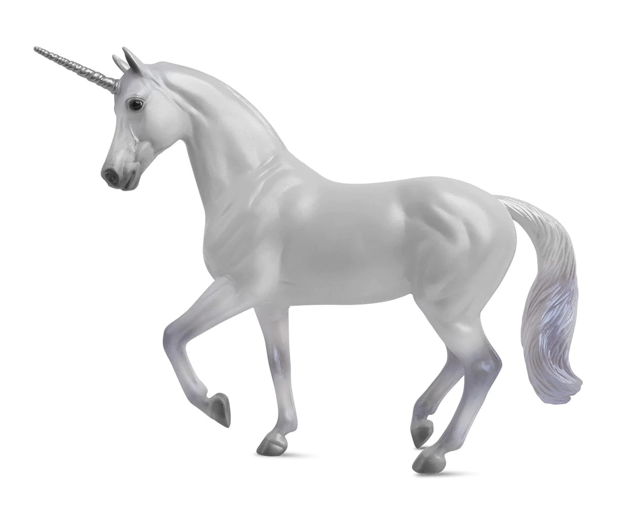 Breyer #62068 Lysander Unicorn Pearly White Classic Warmblood Stallion