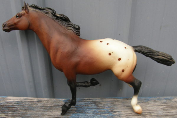 Breyer #703595 Riddle Passing Through Time Phase I Bay Blanket Appaloosa Hobo No Base