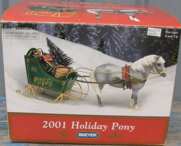 #700401 Holiday Pony Jingles Christmas Horse Holiday Horse 2001 Grey Misty of Chincoteague