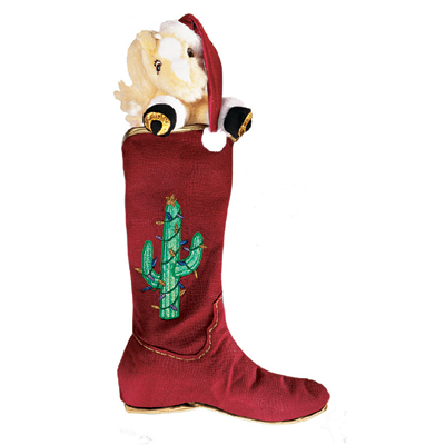 Breyer #701901 Western Style Holiday Stocking with Plush Pal-O-Mine Plush Pony Horse Christmas Stocking 2001