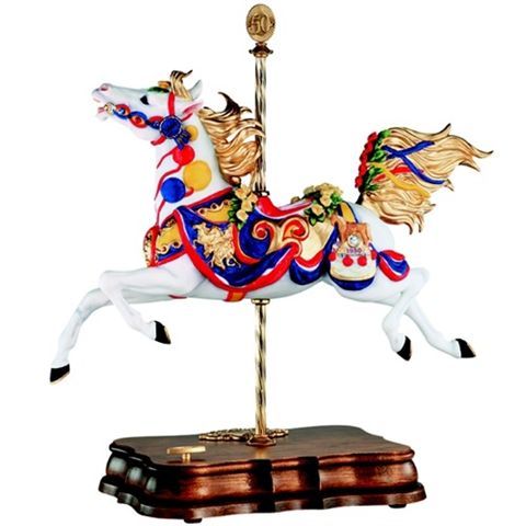 #79100 Breyer Porcelain Carousel Horse 50th Anniversary 2000 Music Box