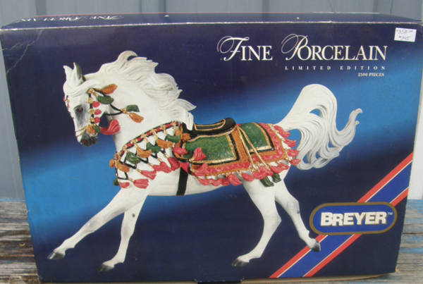Breyer #79195 Breyer Porcelain Premier Arabian Mare Grey White Arabian Horse In Costume Limited Edition 1995