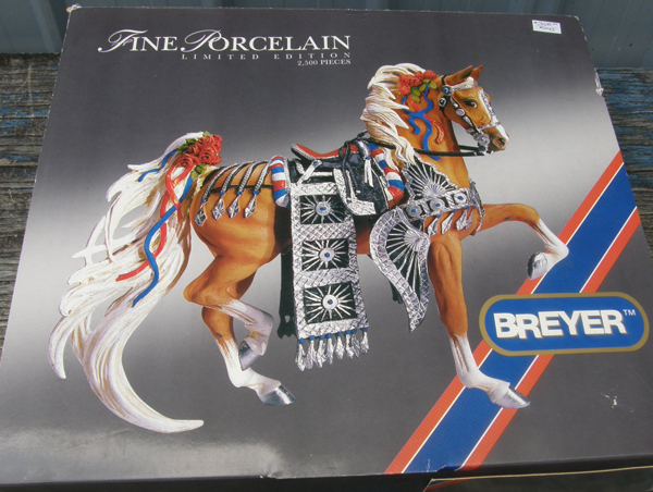 #79196 Breyer Porcelain All American Saddlebred In Parade Costume Limited Edition 1996