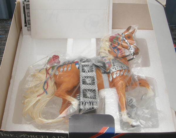 #79196 Breyer Porcelain All American Saddlebred In Parade Costume Limited Edition 1996