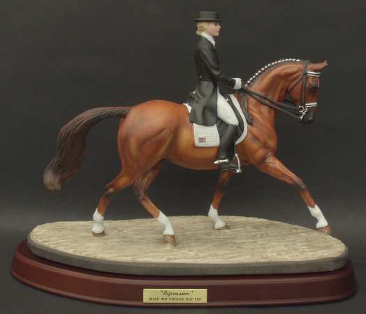 #8115 Porcelain Breyer Horse Expression Dressage Horse in Half Pass USET Olympic Series