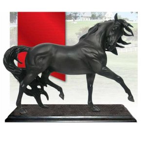#9102 WEG Black Porcelain Esprit 2010 Esprit Porcelain Commemorative Edition Esprit the Official Model Horse of the 2010 Games