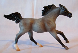 Breyer #410528 SR Stablemates Parade of Breeds VIII Blue Roan Arab Quarter Horse Cross Bay Roan Endurance Horse SR JCP Penneys