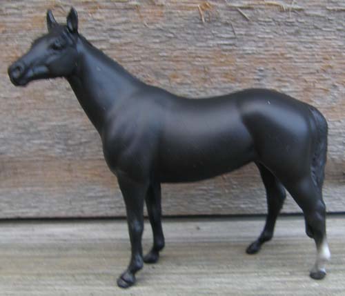 Breyer #495092 Stablemate Thoroughbred Racehorse Native Dancer SM Black Native Dancer TB Race Horse SR Sears Stablemate Assortment IV