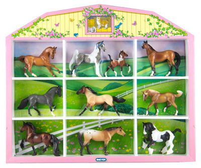 Breyer #5412 Stablemates Horse Lovers Collection Shadow Box Stablemate Shadowbox