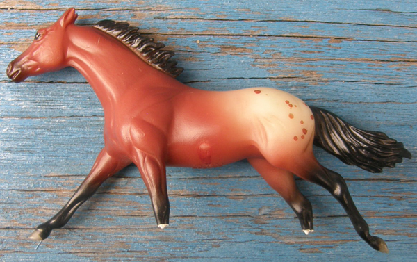 Breyer #59979 Stablemate Appaloosa Horse & Foal Set Thoroughbred Blanket App Running TB