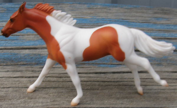 Breyer #6058 Stablemate Deluxe Horse Collection Chestnut Pinto Running Thoroughbred TB SM