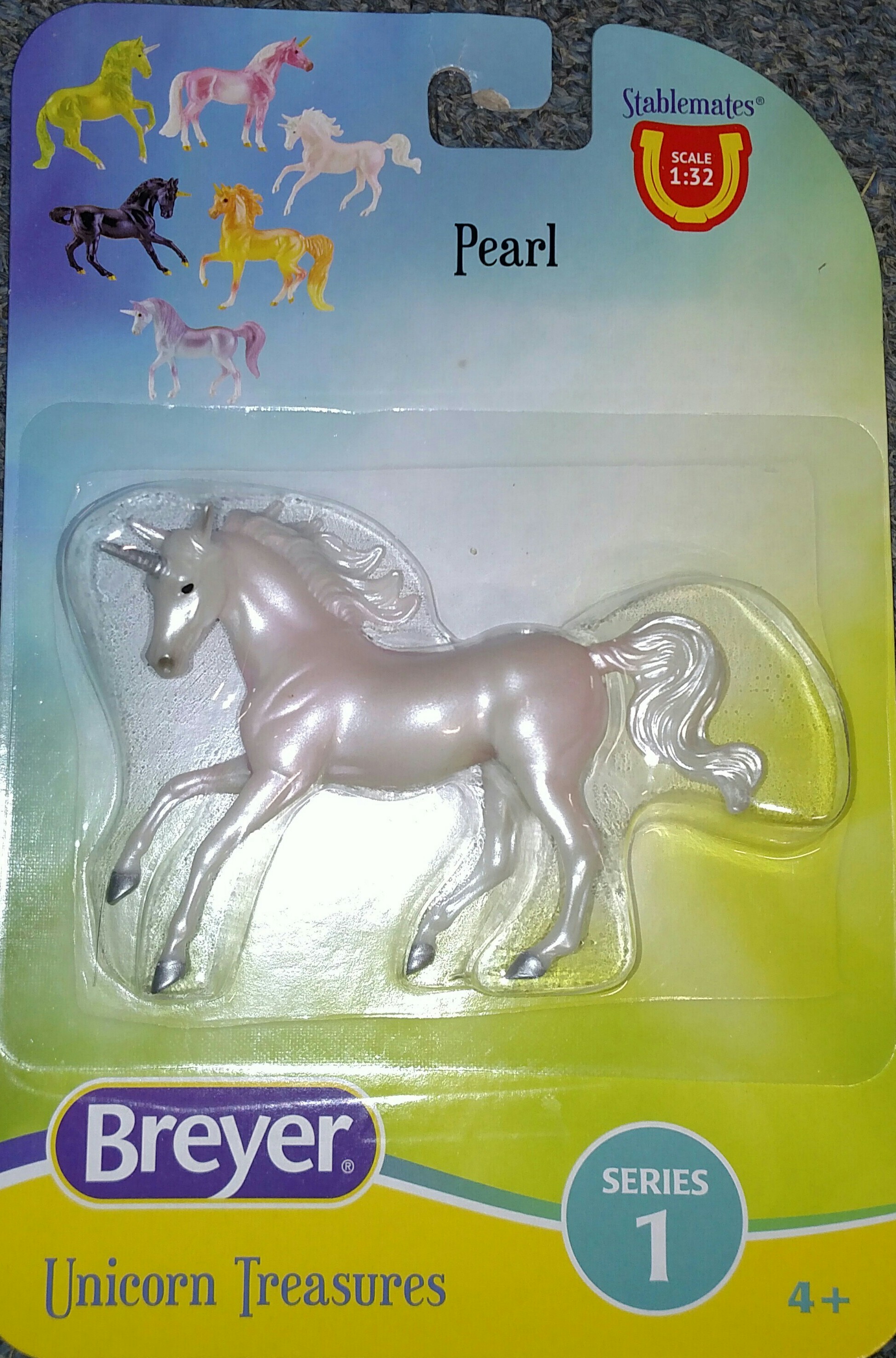 #6928 Assorted Stablemates Unicorn Pearl Pale Pink Magnolia