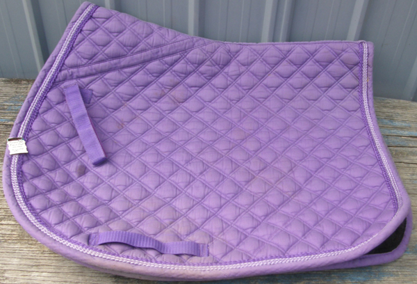 Lettia Collection Color Pad All Purpose Pad Quilted Event Pad English Saddle Pad Purple
