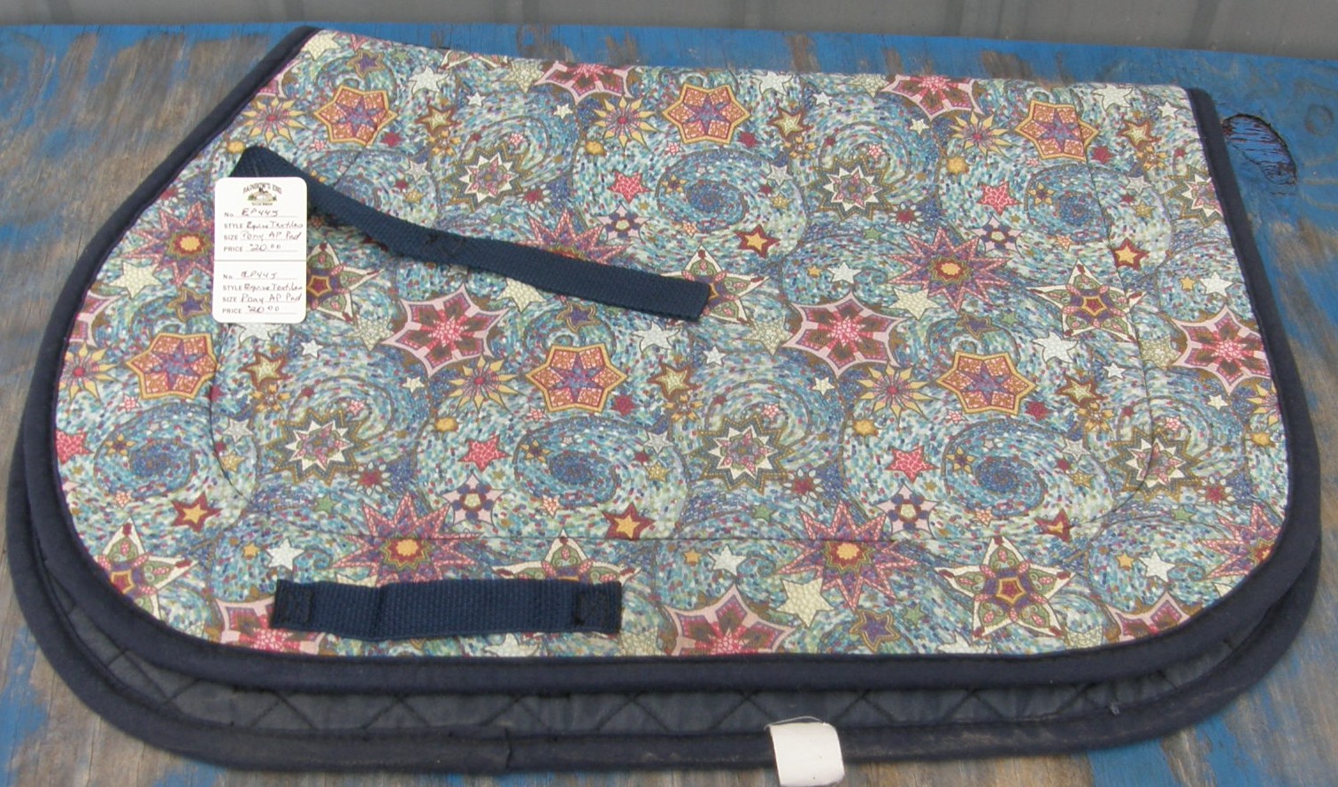 Equine Textiles All Purpose Pad Event Pad English Saddle Pad Pony Pad Multi Stars