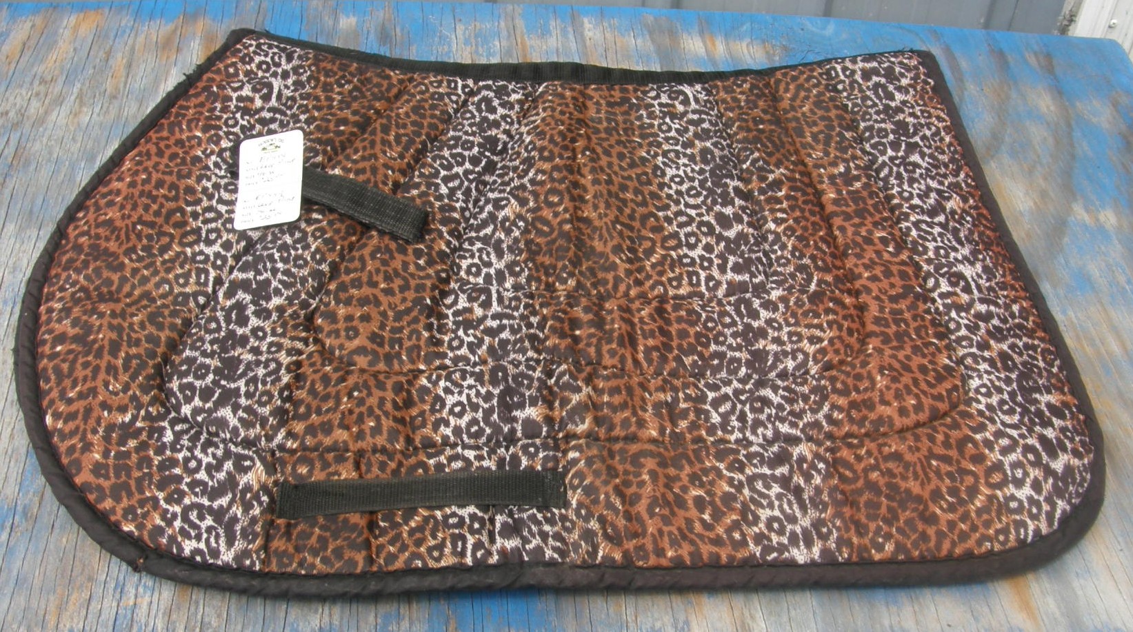Animal Print Event Pad AP English Saddle Pad Leopard Cheetah Print