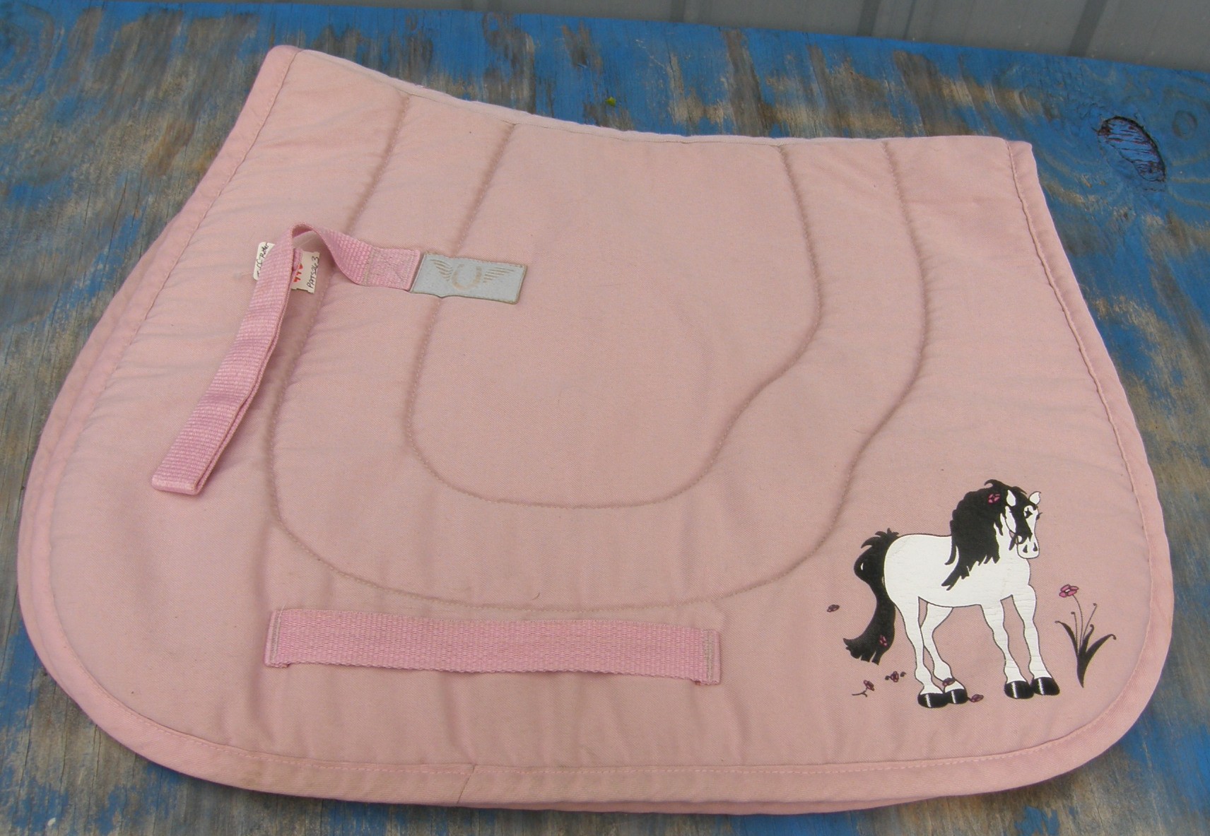 TuffRider Basic All Purpose Event Pad All Purpose English Saddle Pad Lt Pink Pony