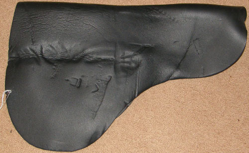 Shaped Closed Cell Foam Contour English Saddle Pad Shaped Foam Pad Shock Pad Black